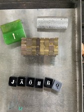 Matrizen für Linotype